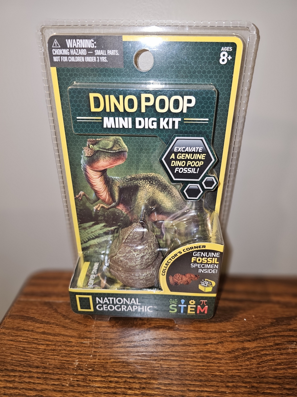 National Geographic Dino Poop Mini Dig Kit – Genuine Fossil STEM Ages 8+ NEW
